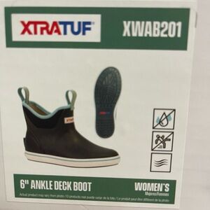 XTRATUF Women's Blue Ankle Deck Boot